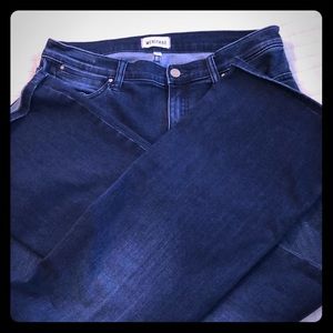 Meritage “Claremont” mid-rise flare jeans, sz 30